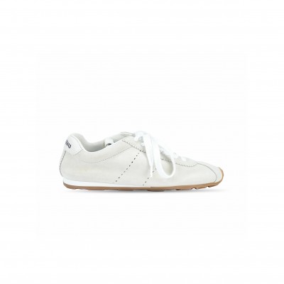 MIU MIU PLUME SUEDE SNEAKERS 5E114E 